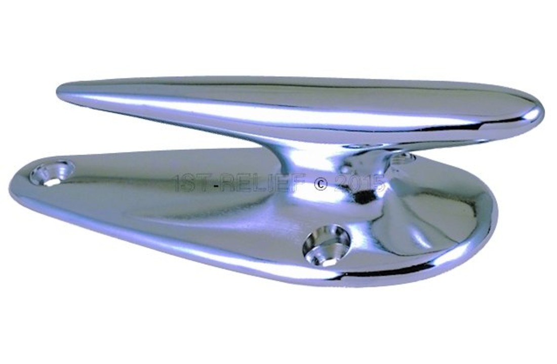 Streamline kikker met gesloten basis (2 "tot 4 - 1/2") verchroomd