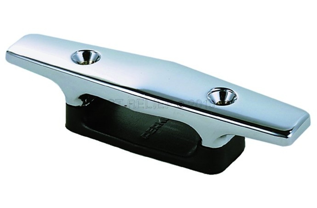 Klampe offene Basis (4,5 "oder 6") verchromt