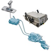 Bediening van één scheepsmotor (1 x gashendel, 1 x versnellingspook)