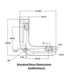 Kit de montaje de carga del enfriador (blanco o negro)