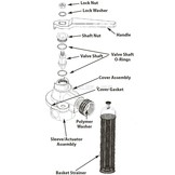 Freshwater Flushing Strainer - Spare Gasket Kit (1 Cover Gasket and 2 Cylinder Gaskets)