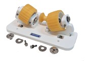 Set of reels for bringing boats ashore