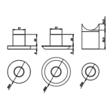 Luce a LED per interni ed esterni Arcus MRM01 Rail Mount
