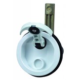 “T” - handle surface mount latch white all cam bar options