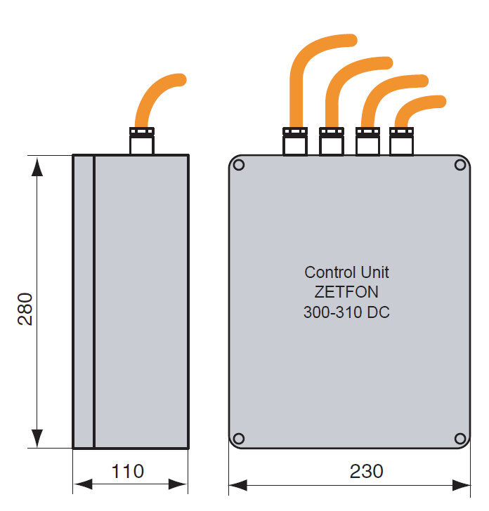 ZÖLLNER ZETFON 300/310 – Tromba elettronica con unità microfono opzionale