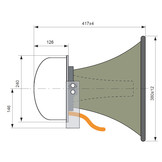 ZÖLLNER ZETFON 300/310 – Avertisseur électronique avec microphone en option