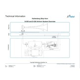 S-330 scheepshoorn, één trompet, verchroomd