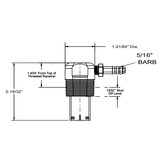 Tank Vent Valve (threaded, NPTF)