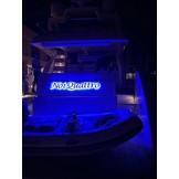 LED Illuminated yacht lettering - Chrome, with DMX512 control
