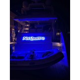 Lettrage de yacht illuminé par LED - Brossé, avec contrôle DMX512