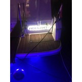 Lettrage de yacht illuminé par LED - Brossé, avec contrôle DMX512