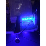 Lettrage de yacht illuminé par LED - Brossé, avec contrôle DMX512