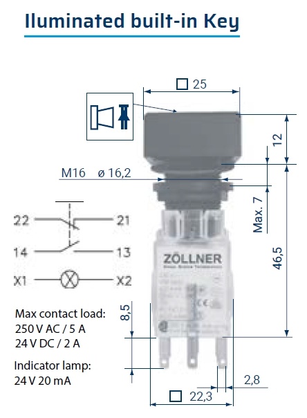 ZÖLLNER ZETFON 120/330K – Electronic Shiphorn (low tone) - 1st-Relief