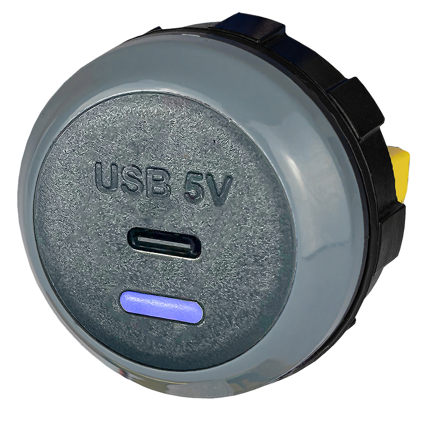 USB socket 12-24/5V with USB 3A