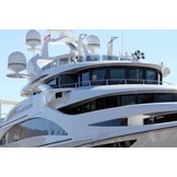 F-3 Cuerno de barco cromado, tono de campana (yates de 20 m a 75 m)