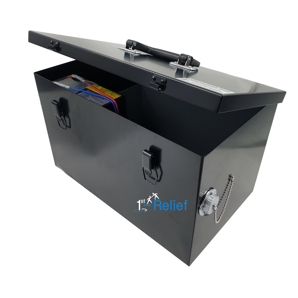 Container Box and Battery for ALDIS Portable lamp 1stRelief