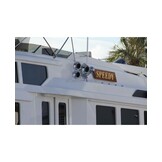 Bocina de aire para barco T-3A cromada, tono de campanilla (yates de 20 m a 75 m)