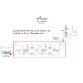 M-189 2 x kit de récepteur d'air, 60 gallons (226 litres)
