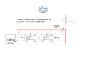 M-189 2 x kit de récepteur d'air
