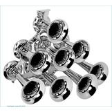 Modell 02M Musikalisches Lufthorn, für Boote von 65 bis 246 Fuß (20 bis 75 Meter)