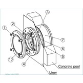 Niche pour piscine béton LLPN pour piscine polyester ou liner/béton