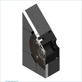 Concrete Pool Niche LCPN for installation with ceramic tile finish.