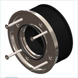 Beckennische aus Beton LCFN zur Montage von Leuchten ausgerichtet auf der Wandfläche