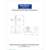 Railgemonteerde universele Tender Chock