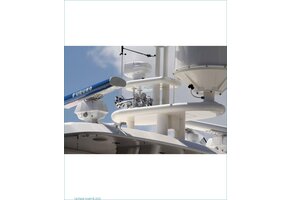 T-2 Bocina de barco cromada