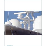 T-2 Bocina de aire para barcos cromada, tono de timbre (yates de 20 m a 75 m)