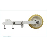 The dinghy dolly system for moving dinghies around by hand.