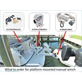 Yacht platform - Strap Guide Roller for Winch