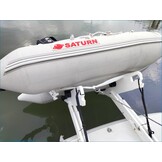 White Ratchet Tie Down, 2 inch x 15 feet, cambuckle strap with 3 carabiners