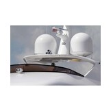 Bocina de aire para barco con timbre cromado T-1, yates (de 20 a 75 metros)