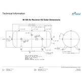 Kit receptor de aire M-188, 20 galones (75 litros)