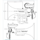 Tromba ad aria compressa monotono KM-250 per navi da 75 a 200 metri