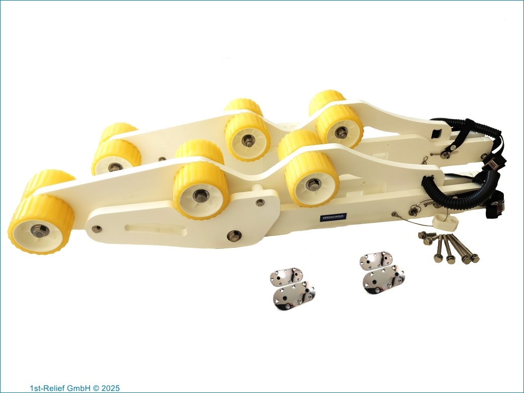 Schwerlast-Davit (neigbar und mit Rädern) für Boote