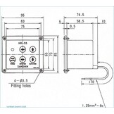 Flush-mounted Control-Panel (or second Control Panel) for 1st12HR-55