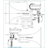 Enkeltonige verwarmde luchthoorn KM-250-DVM-H