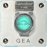 Bouton-poussoir « Alarme d'urgence générale » modèle M-322, éclairé, montage encastré