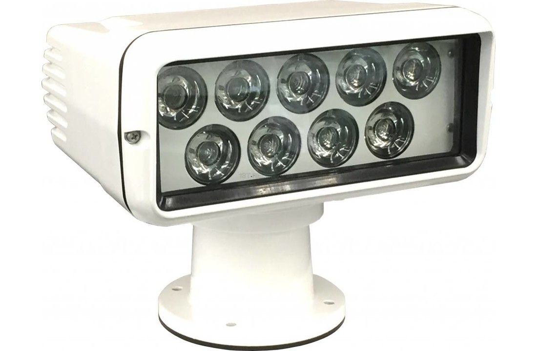 7x3 "LED Cabin Zoeklicht (12 - 24 VDC / 38 W) met lamp, afstandsbedieningspaneel en kabel