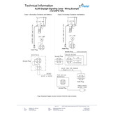 Flush mounted connection receptacle for ALDIS lamp (non water tight, IP20)