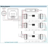 Controller DMX512 Play-XV Pannello da parete RGBW con accesso RF per un controllo sofisticato dell'illuminazione di 1 zona
