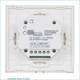 Controller DMX512 Play-XV Pannello da parete RGBW con accesso RF per un controllo sofisticato dell'illuminazione di 1 zona