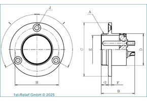 ALDIS Connector, 4 Contacts, Panel Mount, Socket/Receptacle, Female