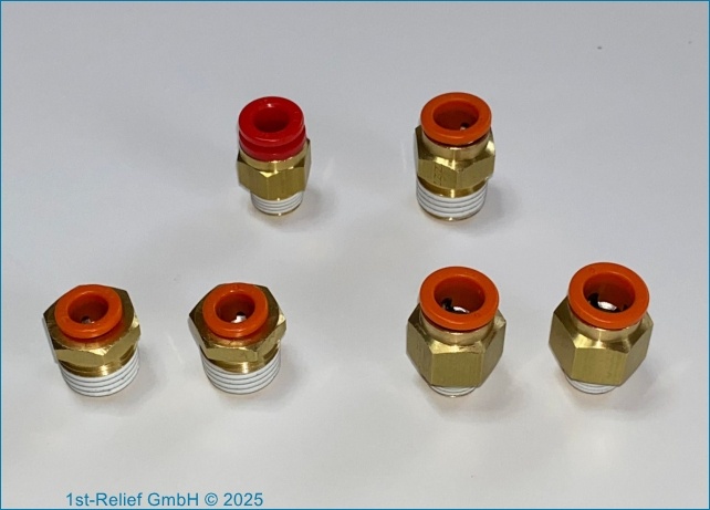 Accesorios de tubo de conexión instantánea de repuesto P449 para todos los kits de compresor/tanque de la serie P449