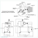 P569-03A, Ensemble pompe de compresseur, 24 VCC pour compresseur série P449