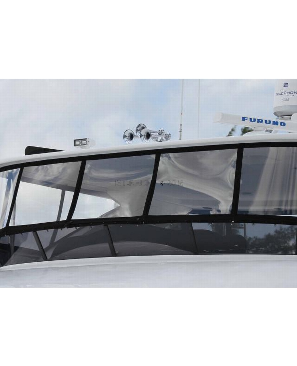 Bocina de aire para barco T-0A cromada, trompeta con sonido de timbre P-131-83