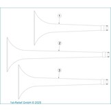 T-0A Schiffslufthorn Chrom, Glockenton-Trompete P-131-83
