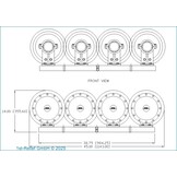 Q-4-474 Chrome Chimetone Luchthoorn (75 tot 200 m LOA)
